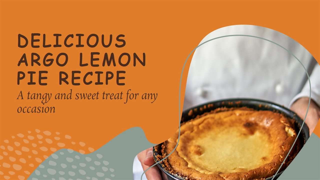 Argo Lemon Pie Recipe